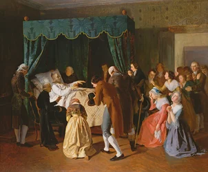 De laatste momenten van Abbe Charles Michel de l